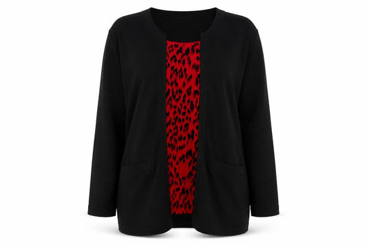 Womens UK Size M Precis Black Pullover Jumper