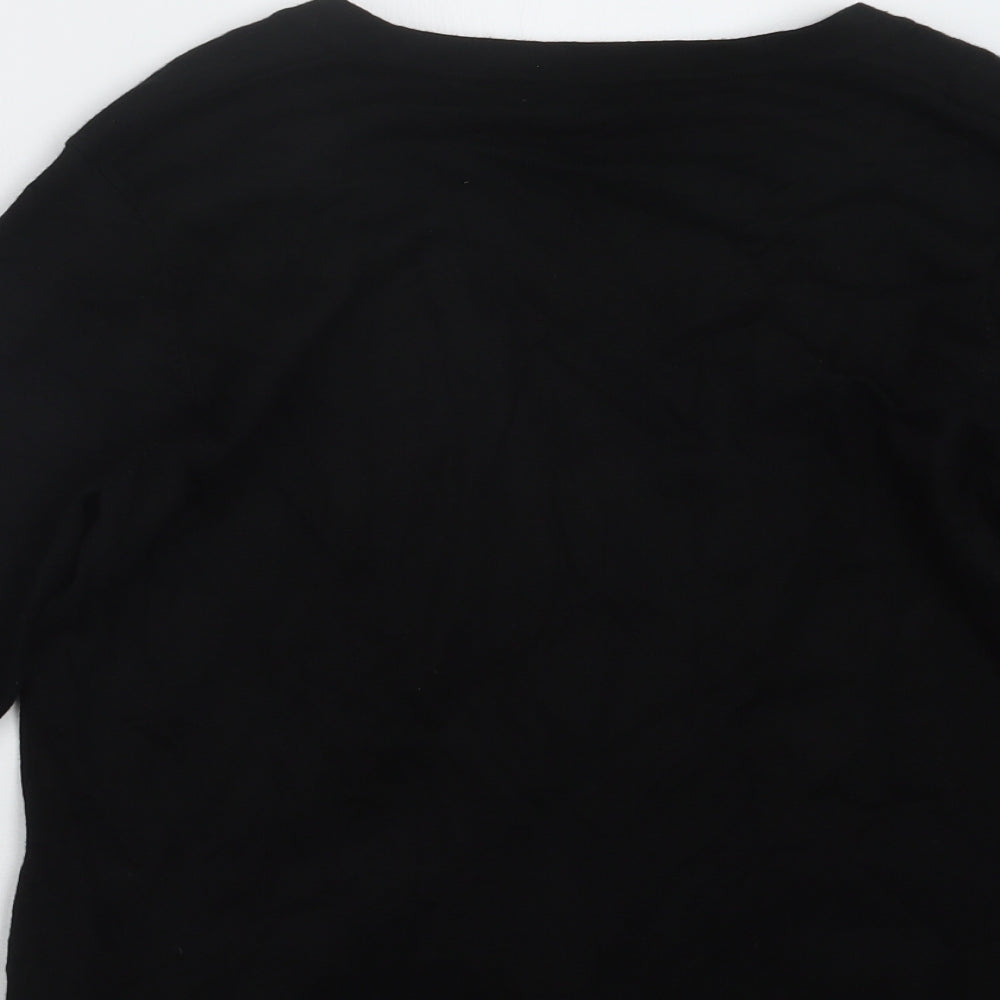 Womens UK Size M Precis Black Pullover Jumper
