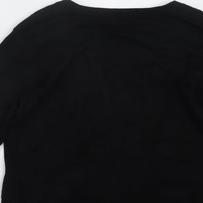 Womens UK Size M Precis Black Pullover Jumper