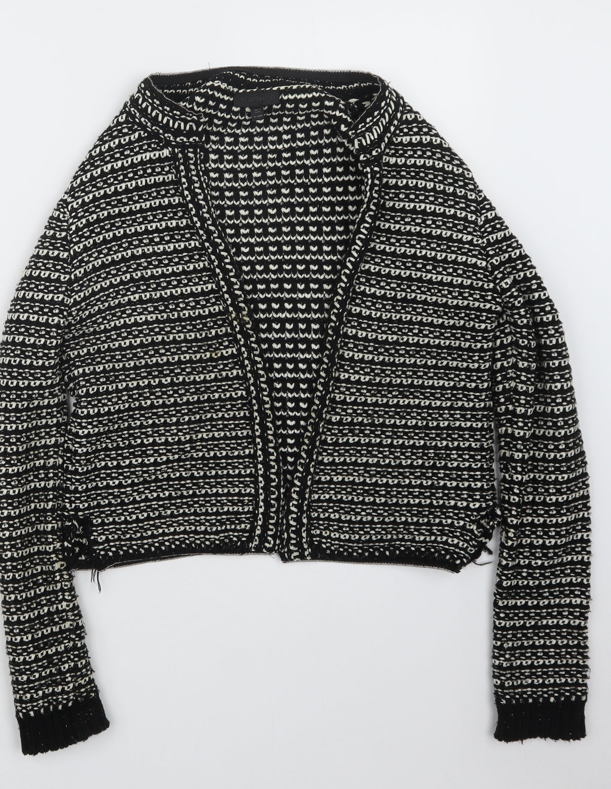 Womens UK Size 10 Topshop Black Jacket