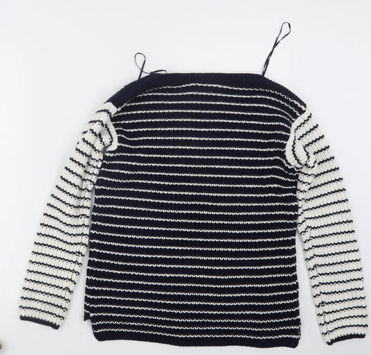 Womens UK Size S Marks and Spencer Blue Pullover Jumper