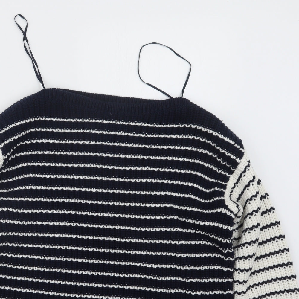Womens UK Size S Marks and Spencer Blue Pullover Jumper
