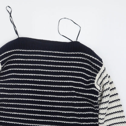 Womens UK Size S Marks and Spencer Blue Pullover Jumper