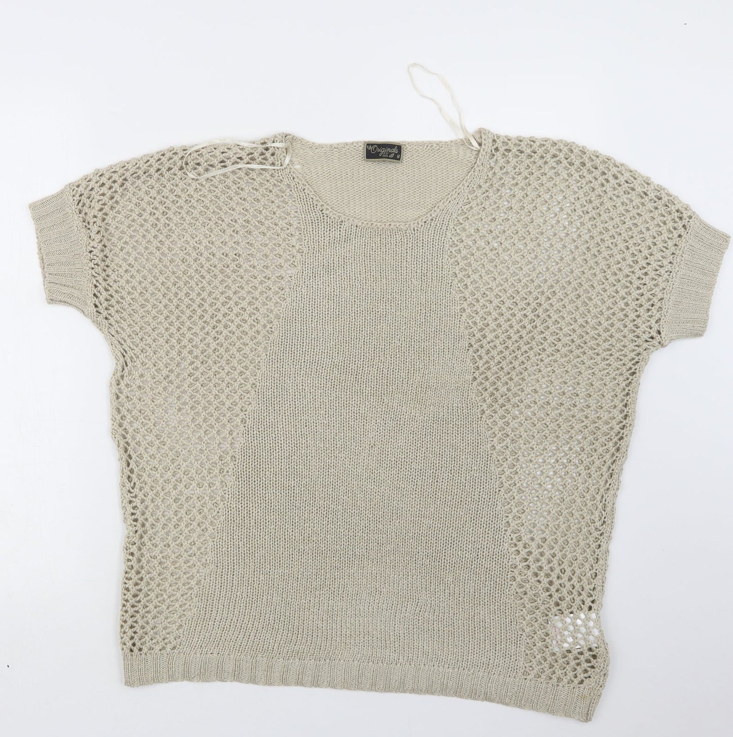 Womens UK Size M Originals Beige Pullover Jumper