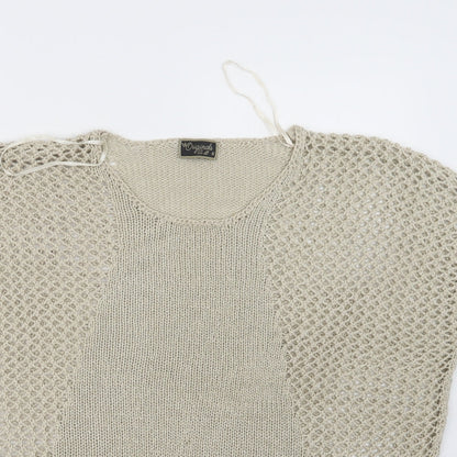Womens UK Size M Originals Beige Pullover Jumper