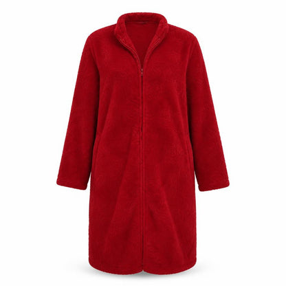 Womens UK Size 12 M&S Red Overcoat