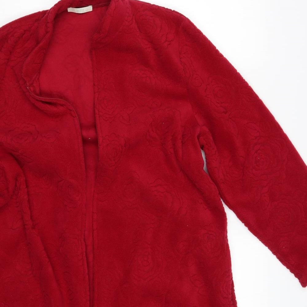 Womens UK Size 12 M&S Red Overcoat