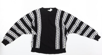 Womens UK Size 10 Preworn Black Pullover Jumper