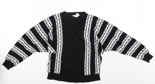 Womens UK Size 10 Preworn Black Pullover Jumper