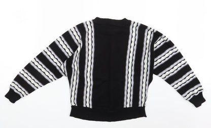Womens UK Size 10 Preworn Black Pullover Jumper