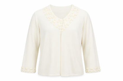 Womens UK Size 12 Principles Ivory Cardigan Jumper