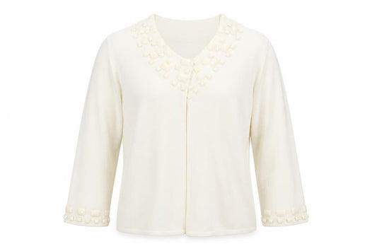 Womens UK Size 12 Principles Ivory Cardigan Jumper