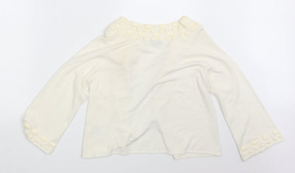 Womens UK Size 12 Principles Ivory Cardigan Jumper