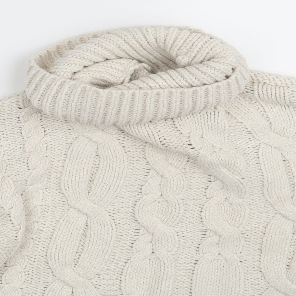 Primark Womens White   Pullover Jumper Size 6