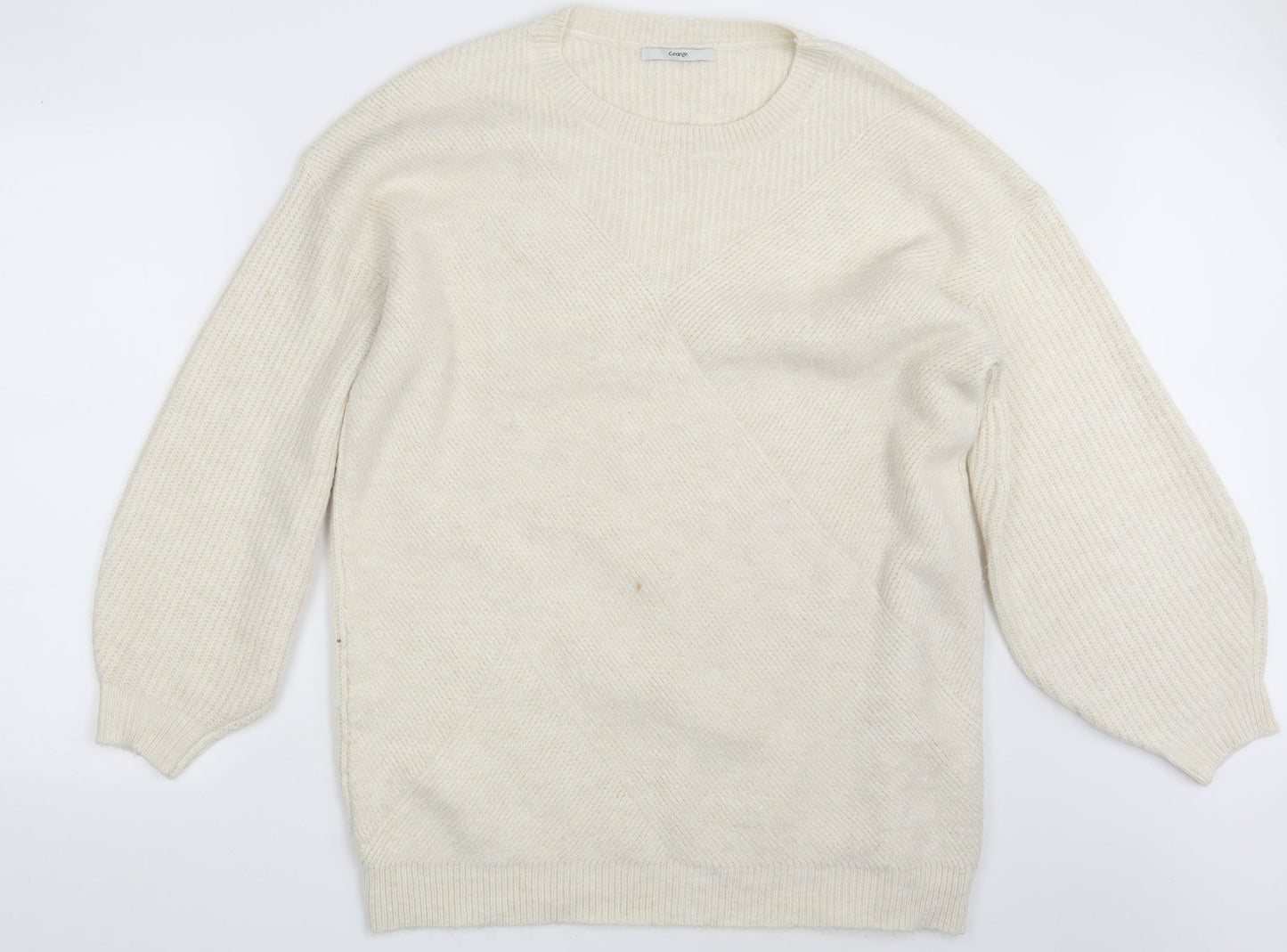George Womens Beige   Pullover Jumper Size 14