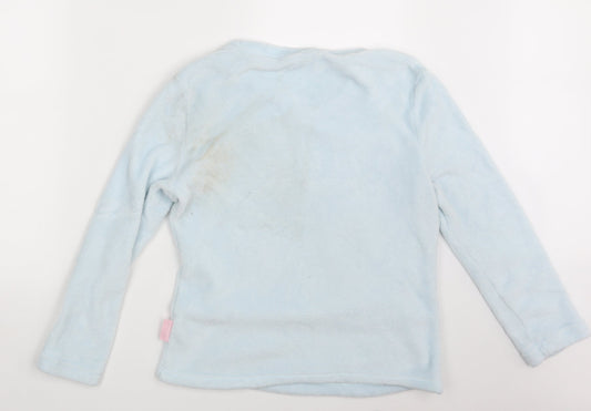 Disney Womens Blue Animal Print  Pullover Jumper Size M