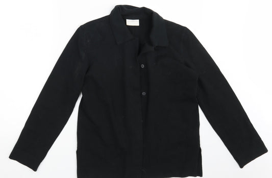 Liz Claiborne Womens Black  Rayon Jacket Blazer Size S