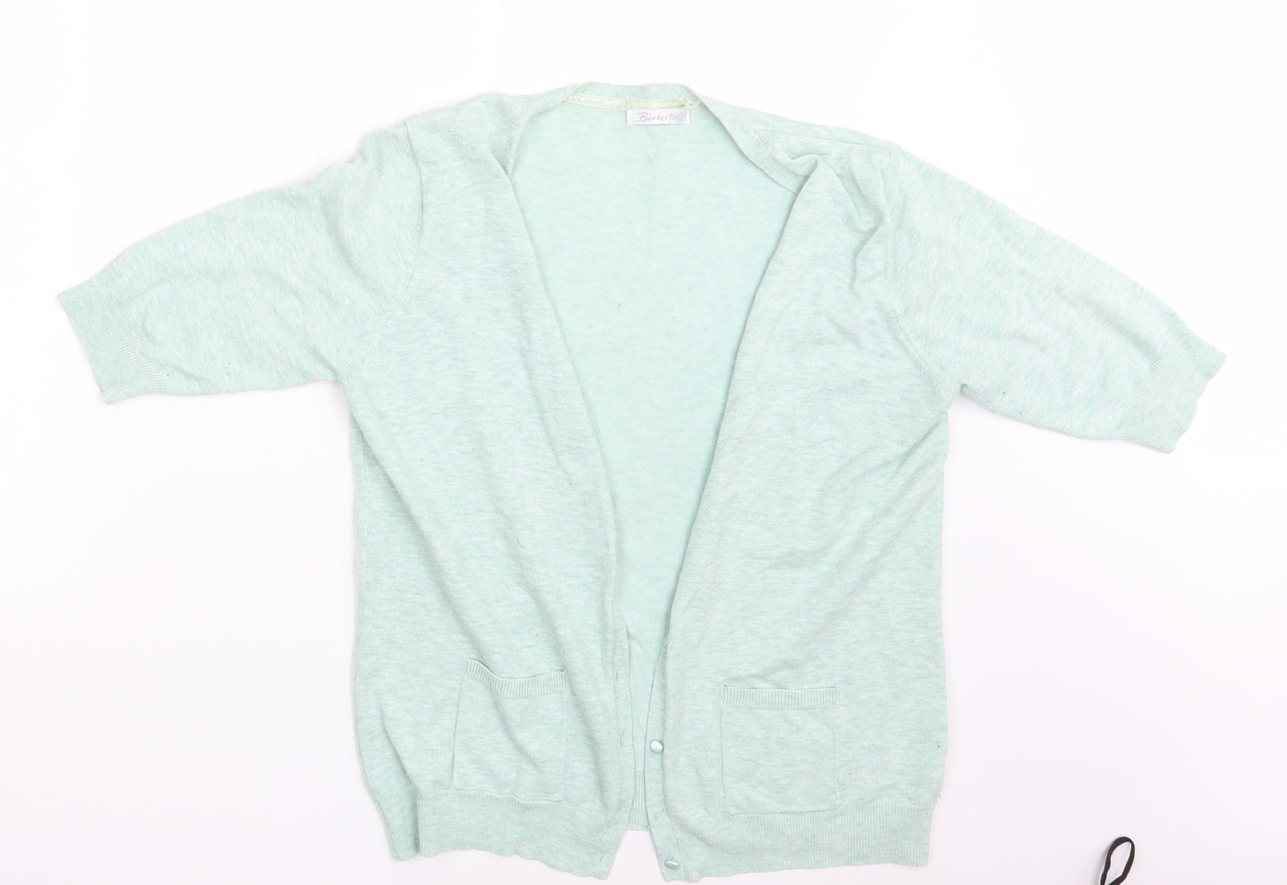 Womens UK Size 16 Berkertex Green Cardigan Jumper