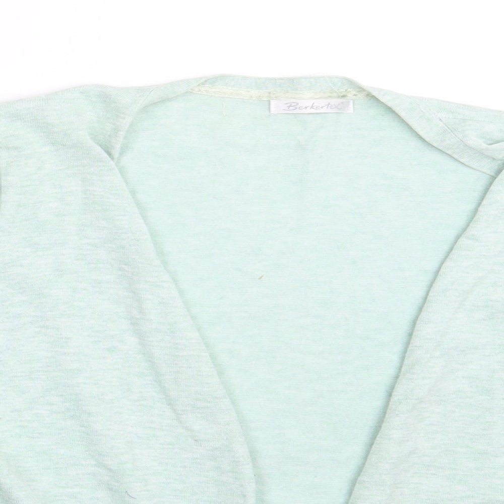 Womens UK Size 16 Berkertex Green Cardigan Jumper