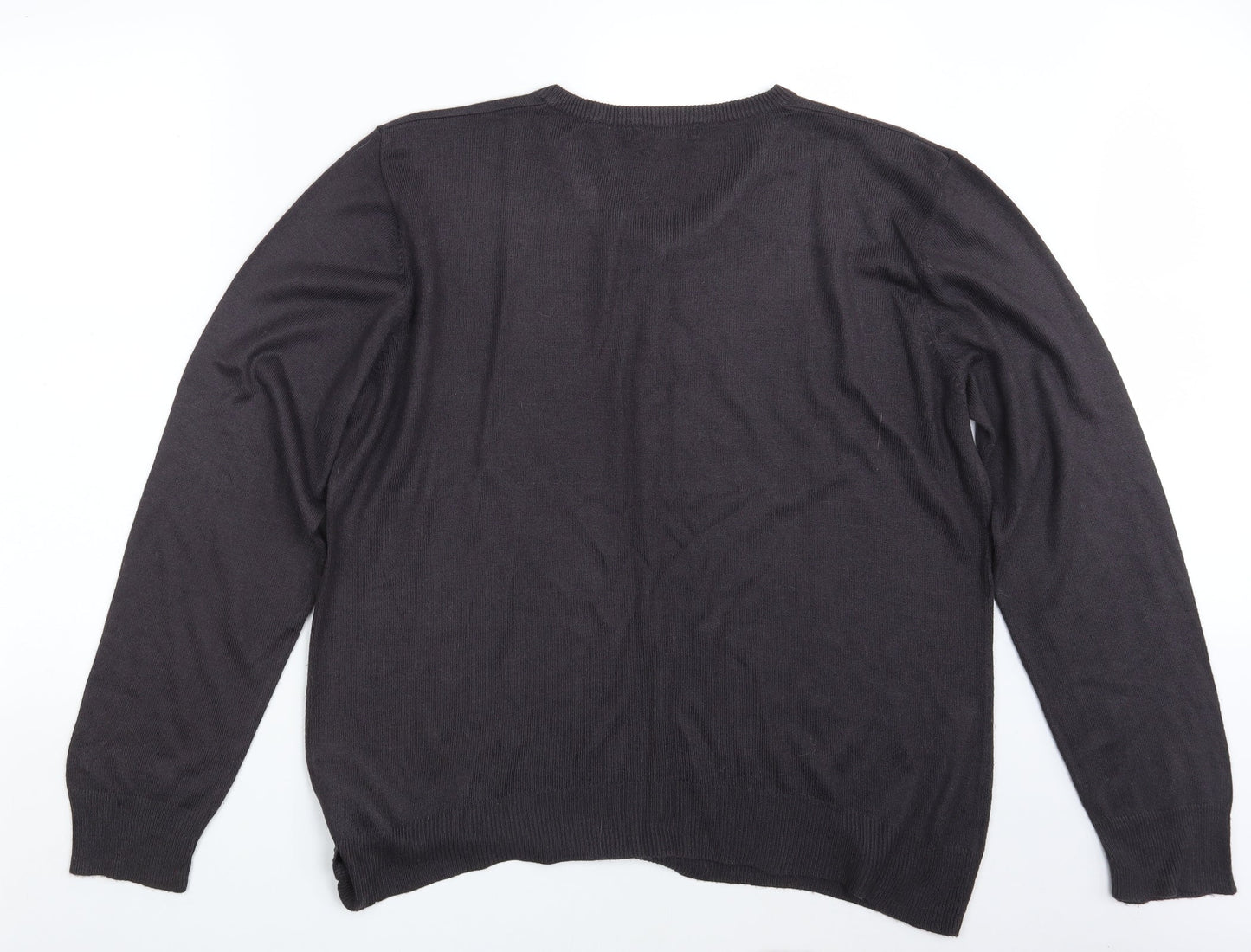 George Mens Black   Pullover Sweatshirt Size L