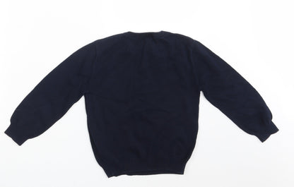 Primark Boys Blue   Pullover Jumper Size 6-7 Years