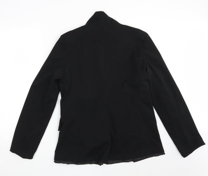 Made in Italy Womens Black   Jacket Blazer Size 12