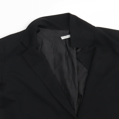Made in Italy Womens Black   Jacket Blazer Size 12