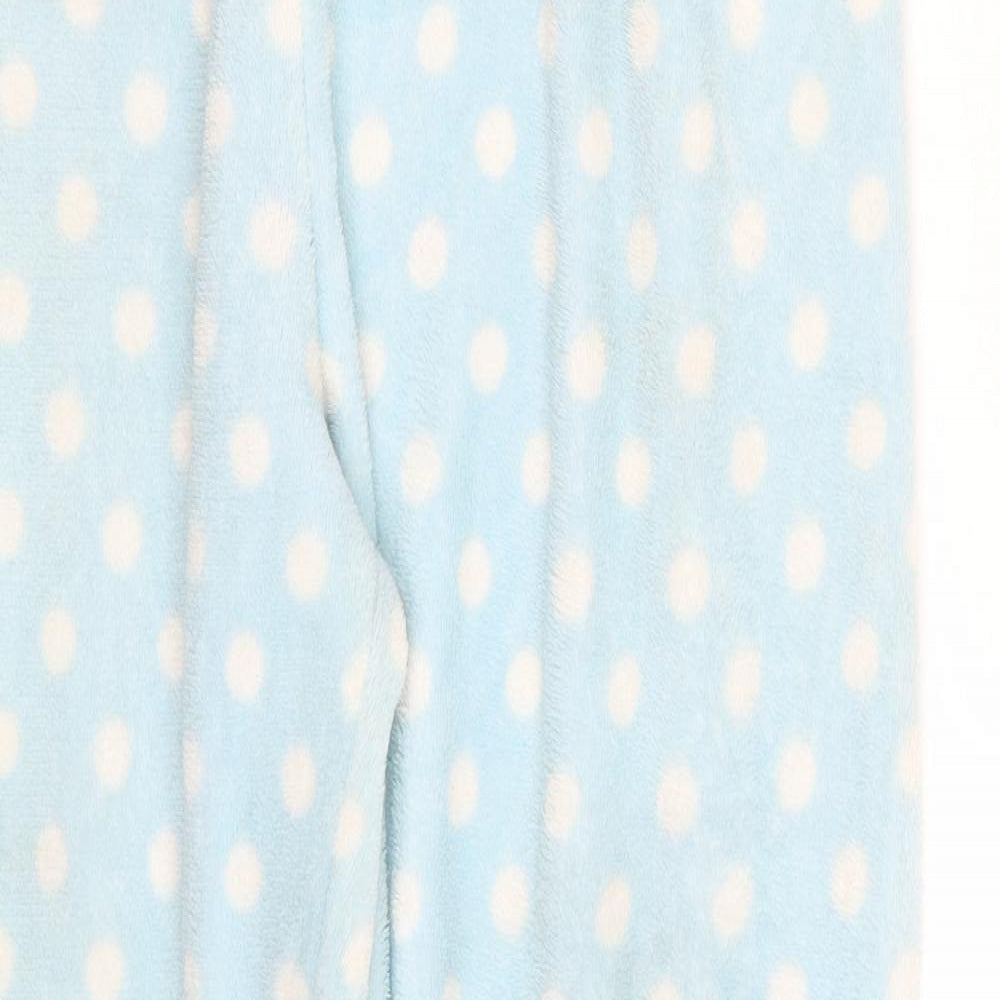 Disney Womens Blue Polka Dot  Jogger Trousers Size 10 L26 in