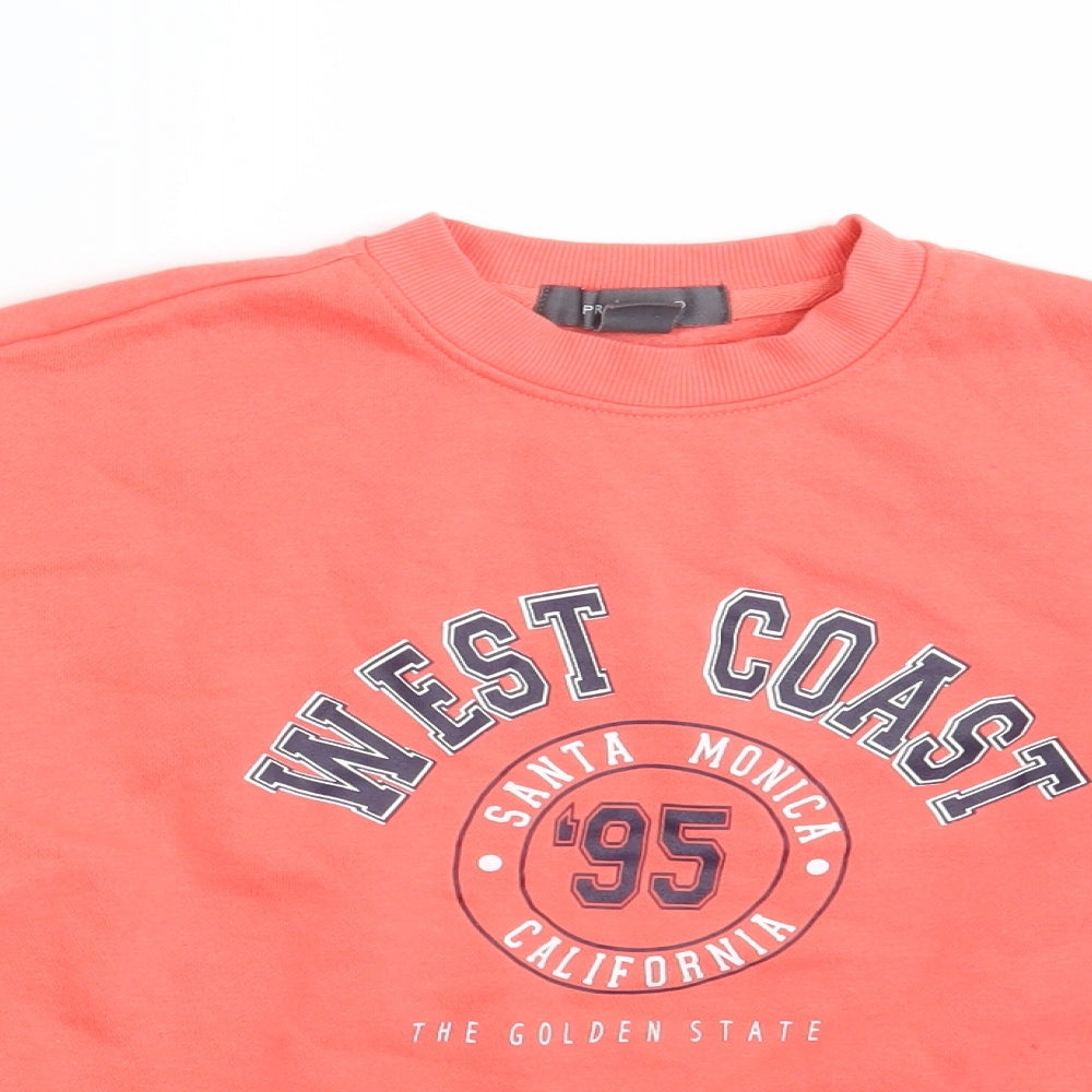 Primark Womens Orange   Pullover Jumper Size 4