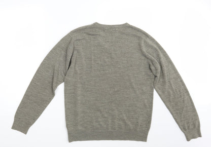 Mens UK Size L M&S Grey Pullover Sweatshirt