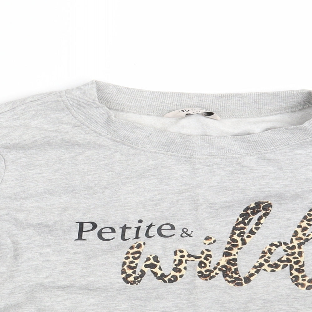 TU Womens Grey   Pullover Jumper Size 12