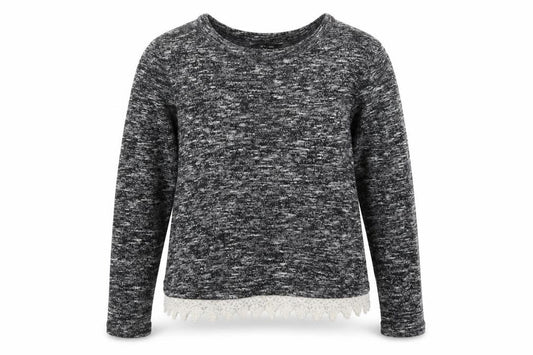 New Look Girls Black   Pullover Sweatshirt Size 12-13 Years