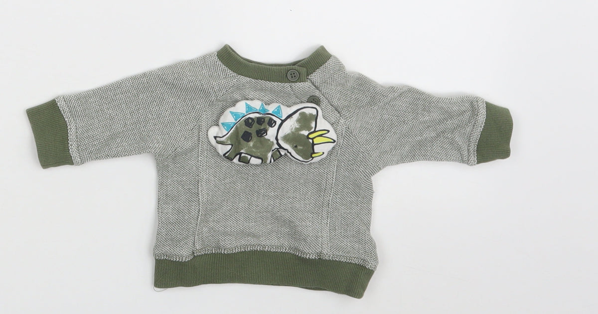 Nutmeg Baby Green   Pullover Jumper Size 0-3 Months