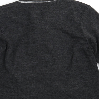 Womens UK Size L Pure & Natural Grey Pullover Jumper