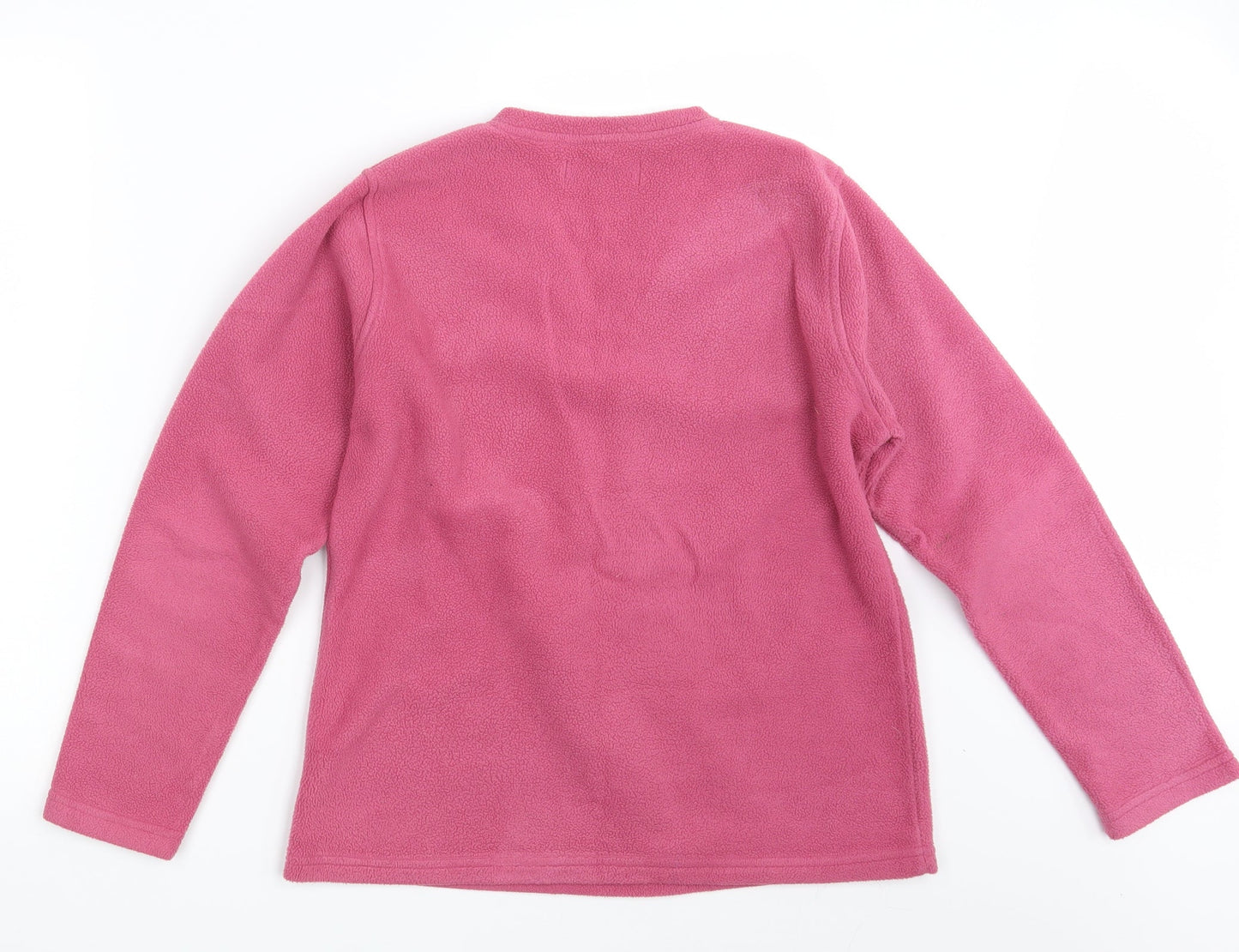 EWM Womens Pink Floral  Pullover Jumper Size 14