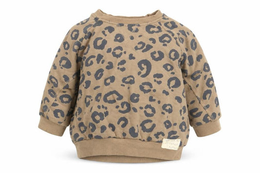 George Girls Brown Animal Print  Pullover Jumper Size 2-3 Years