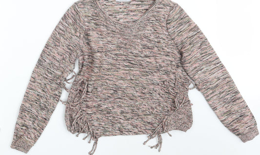 Womens UK Size 12 M&S Pink Pullover Jumper