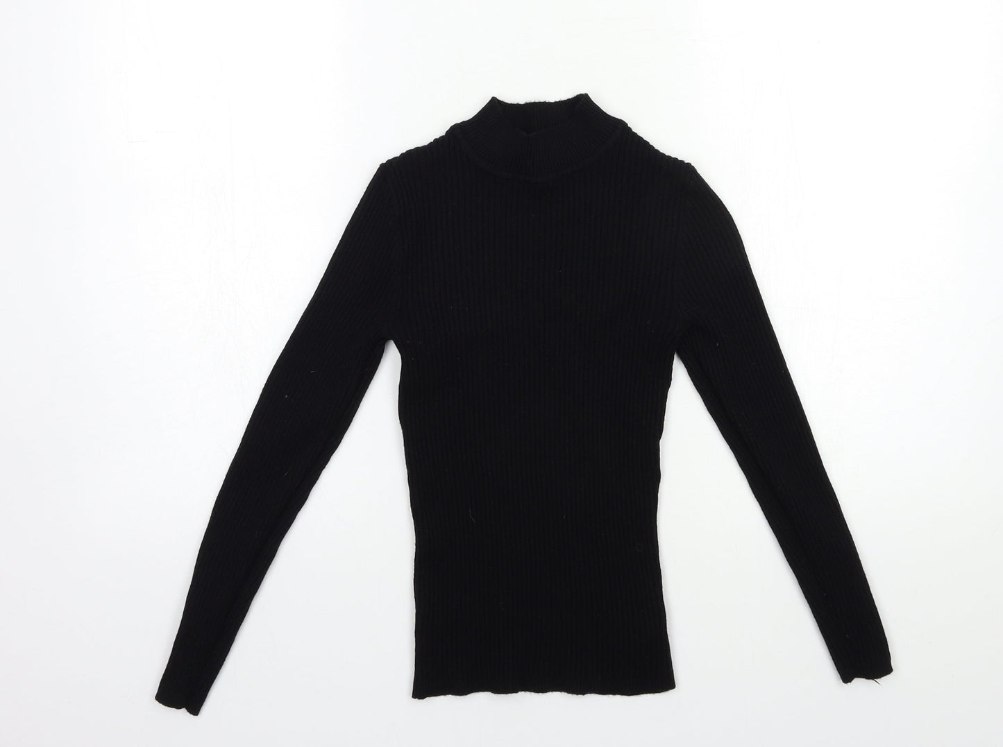 Primark Womens Black  Knit Pullover Jumper Size 10