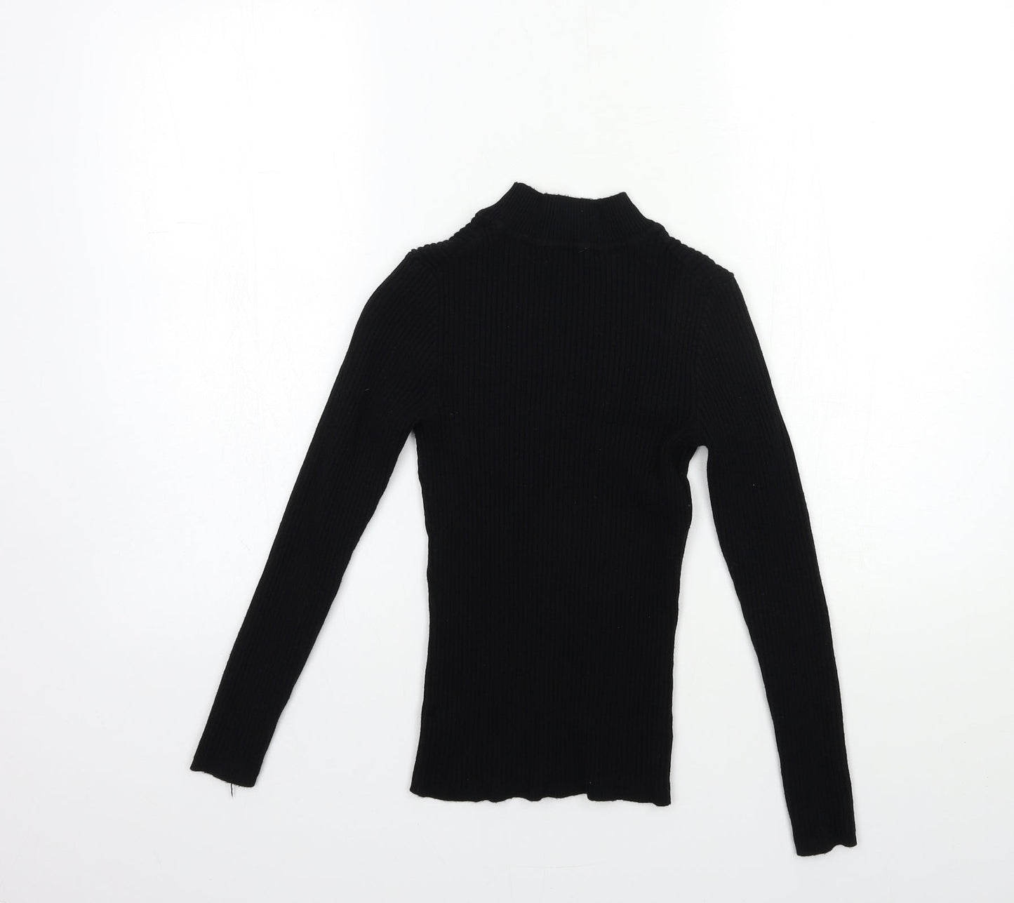 Primark Womens Black  Knit Pullover Jumper Size 10