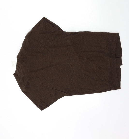 APH ORISM Womens Brown  Knit Cardigan Jumper Size S