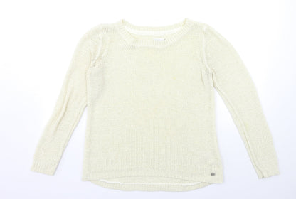 Womens UK Size L Only Beige Pullover Jumper