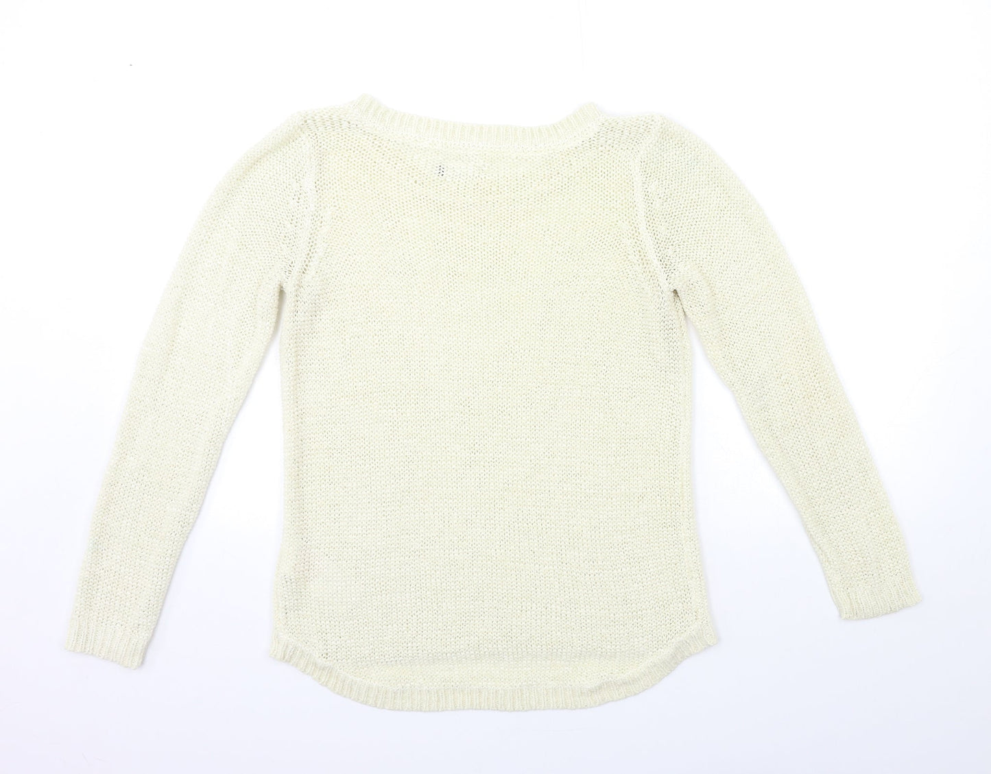 Womens UK Size L Only Beige Pullover Jumper