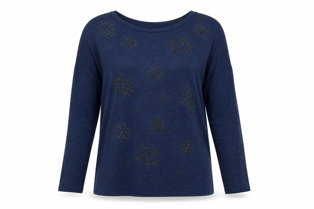 Womens UK Size 10 TU Blue Pullover Jumper