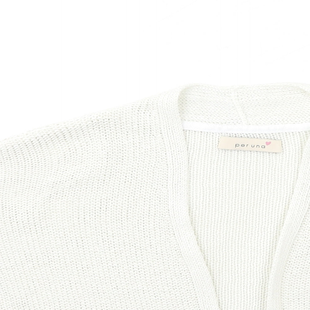 Womens UK Size 8 Per Una Beige Cardigan Jumper
