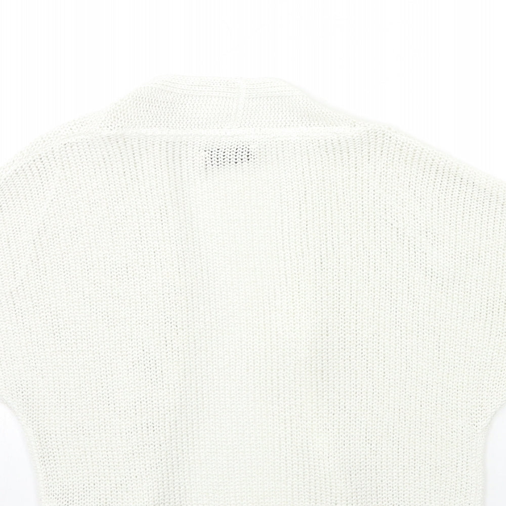 Womens UK Size 8 Per Una Beige Cardigan Jumper