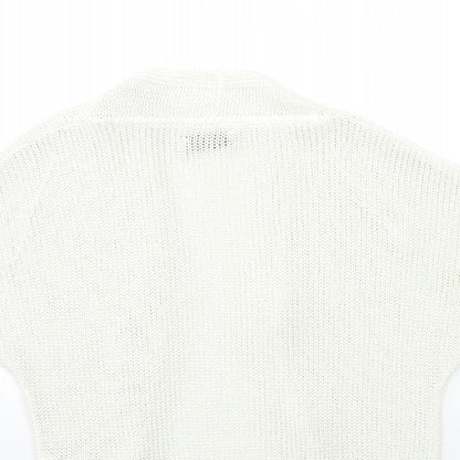 Womens UK Size 8 Per Una Beige Cardigan Jumper