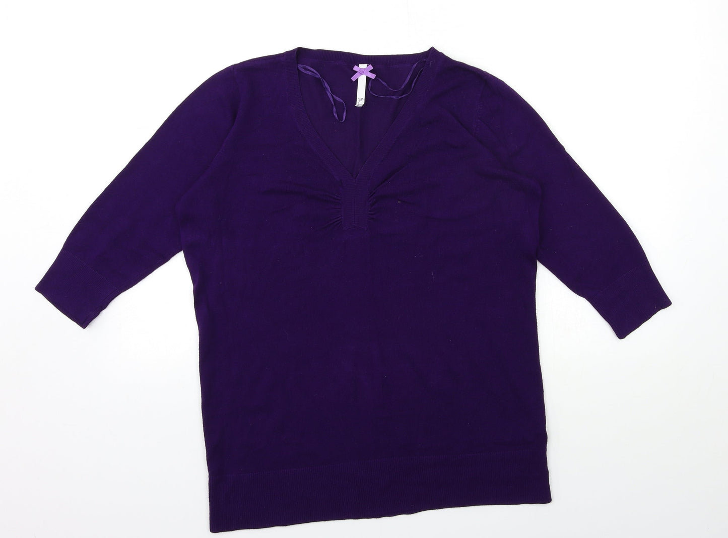 Womens UK Size 16 BHS Purple Pullover Jumper