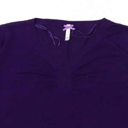 Womens UK Size 16 BHS Purple Pullover Jumper