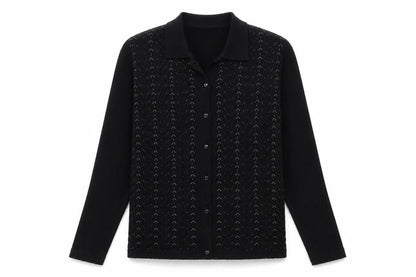 Marks & Spencer Womens Black  Knit Cape Jumper Size 14