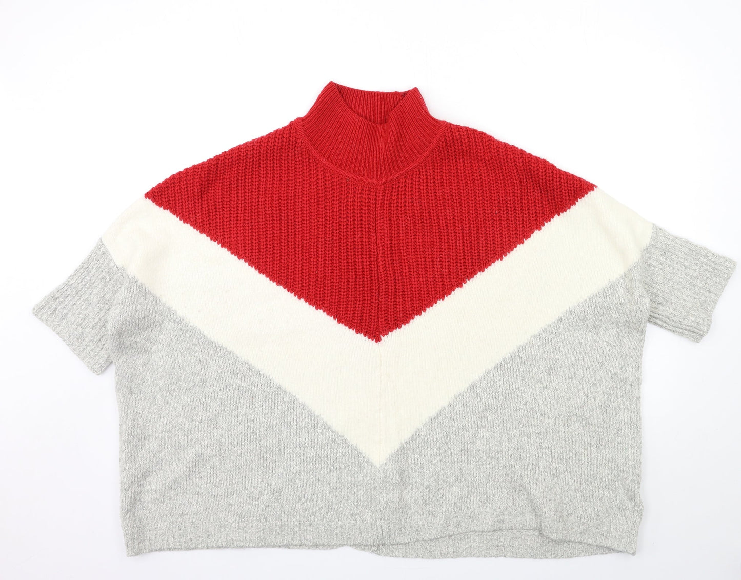 Womens UK Size M Marks and Spencer Red Pullover Jumper